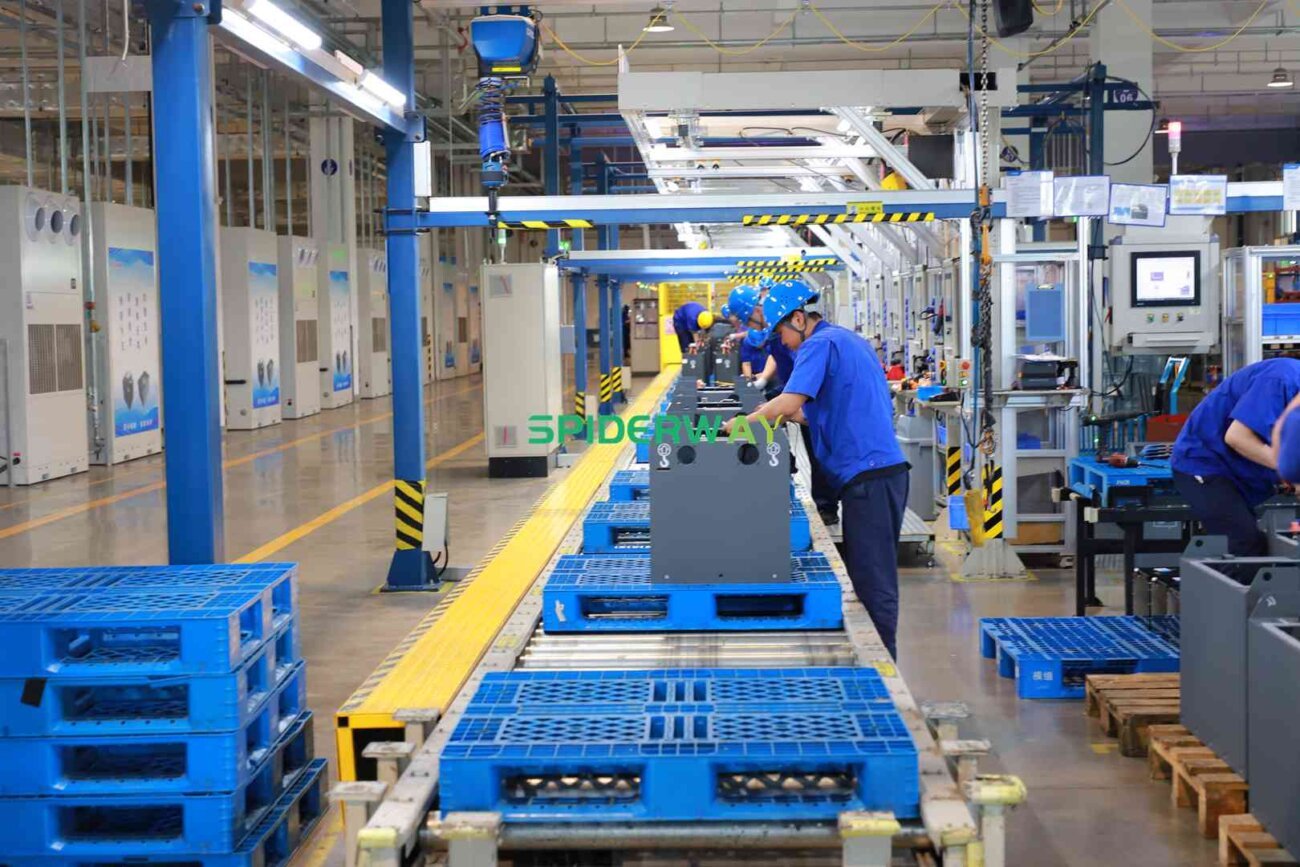 LiFePO4 battery factory production area