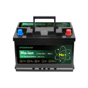 12V 20Ah sodium ion battery front view