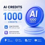 AI Credit Pack of 1000 credits for text and image generation