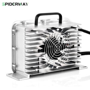24V 15A portable charger with LED status indicators