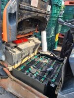 Used Toyota Electric Forklift 7FB15/25 with LiFePO4 Battery