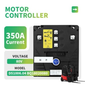 Reconditioned PG Drives Technology iDrive 80V motor controller with 350A rating for electric forklifts and golf carts.