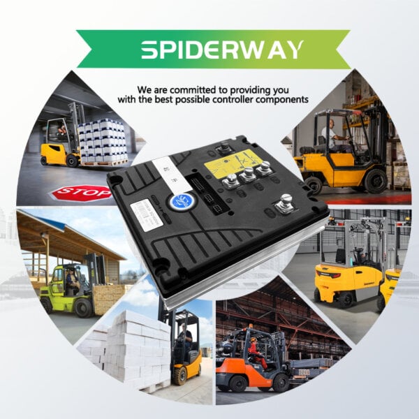 Reconditioned PG Drives iDrive 80V motor controller installed in an electric forklift.