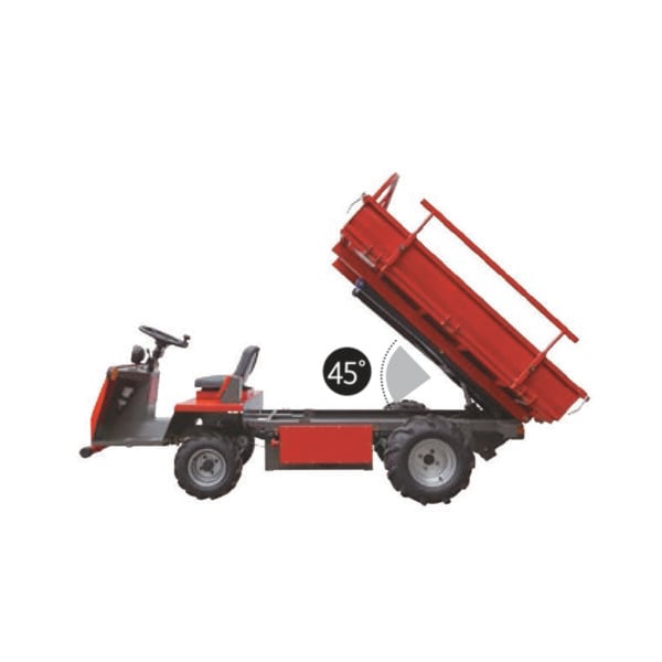 400kg Electric Transport Trolley for Farm & Orchard Close-up of the remote control for the electric trolley.