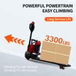 3300LBS 1.5T Economic Electric Pallet Truck with Lithium Battery