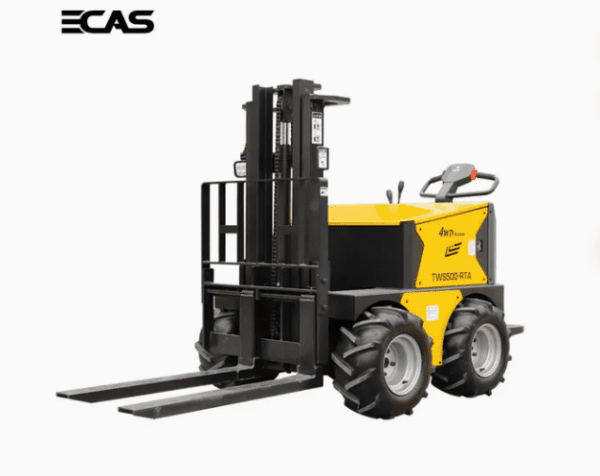 FC-600 Electric Mini Forklift – 0.45 Ton, All Terrain, 500kg Load Agricultural All Terrain Wheel Small Electric Mini Forklift FC-600 0.45 Ton
