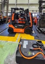Toyota 8FB30 3-Ton Electric Forklift with Lithium Battery