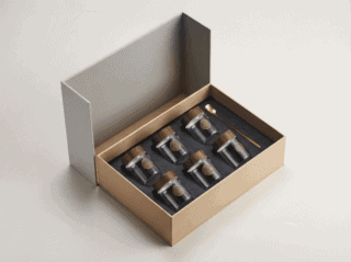 Eco-Friendly Gray Cardboard: 100% Recycled Raw Materials Eco-friendly supplement packaging boxes made from budget-friendly rigid grey board.