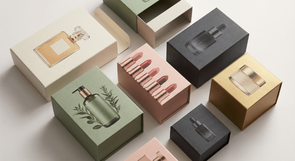 Cosmetic packaging boxes