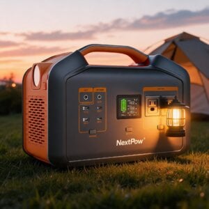 1000W Portable Power Station 808Wh Outdoor Energy Storage with Multiple Outputs - lifestyle product scene