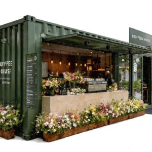 Coffee Shop Container Pop Up Store 20ft Mobile Cafe