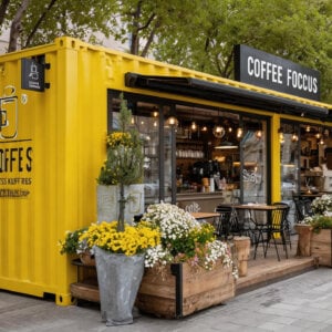 Coffee Shop Container Pop Up Store 20ft Mobile Cafe - Image 3