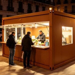 Pop Up Shop Shipping Container Flat Pack Container Store - Image 3
