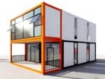 Flat Pack Container Office Exterior