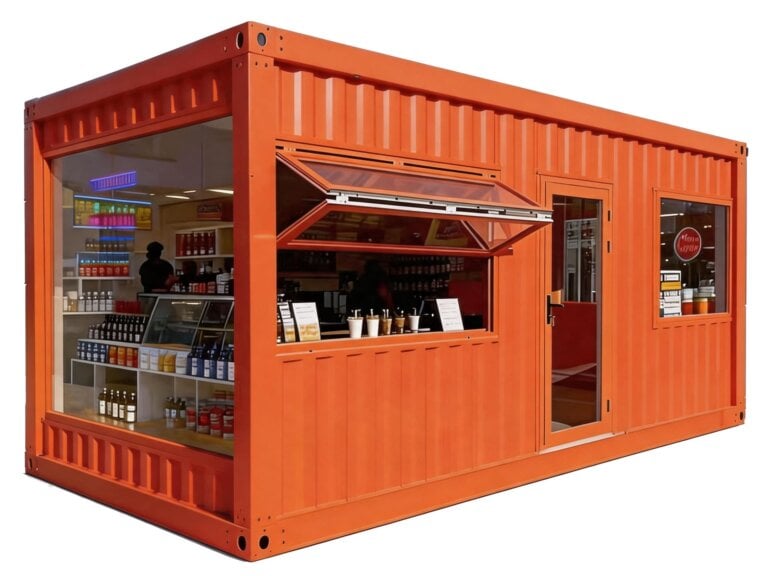 Store in Pop Up Container 20ft Mobile Retail Solution
