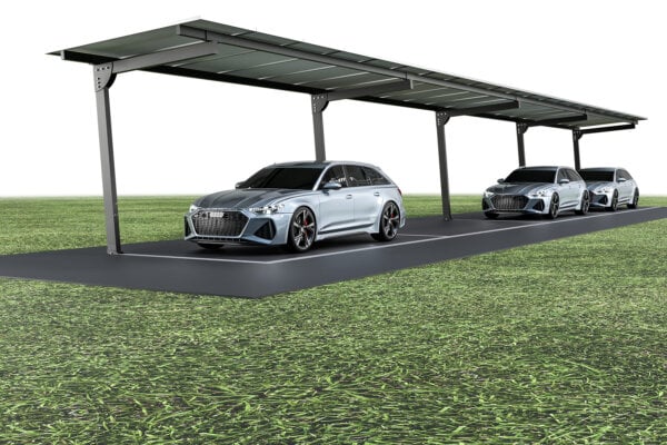 TreeSystem Solar Carport Single Base TreeSystem solar carport single base detail