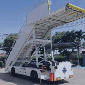 Bliss-Fox passenger stairs for aircraft access