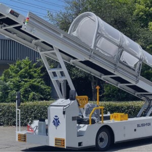 Bliss-Fox diesel conveyor belt loader for airport ground handling