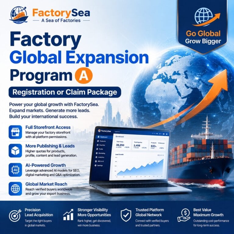 Factory Global Expansion Program ‑ Registration or Claim Package B