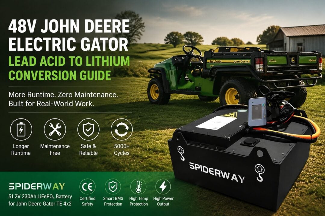 48V John Deere Electric Gator Lithium Battery Conversion: Upgrade from Lead Acid to LiFePO₄