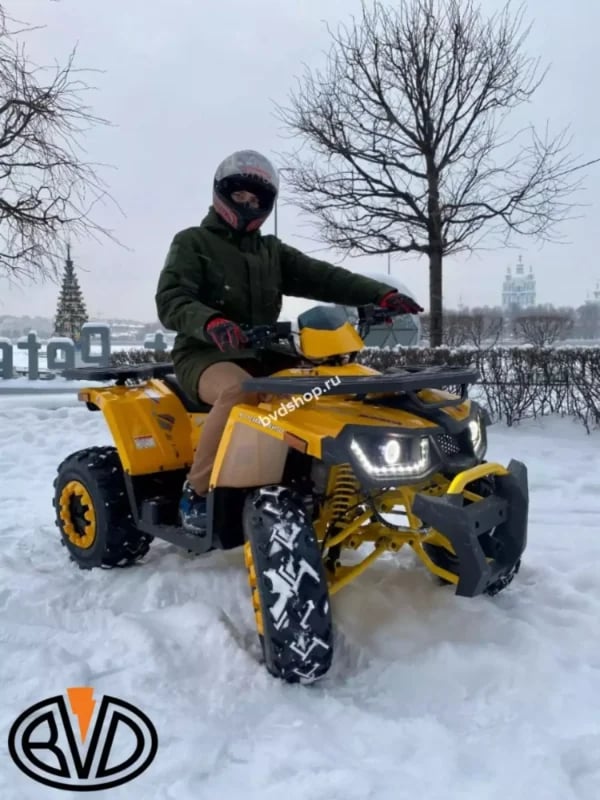 200cc ATV for hunting with all-terrain tires
