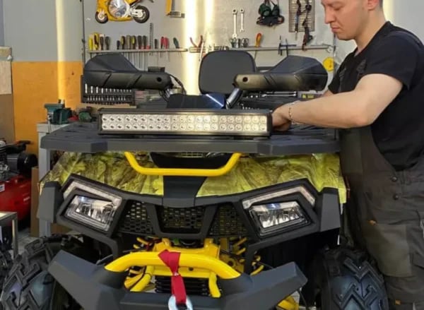 ATV 200 WILD TRACK X robust utility quad bike