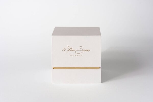 Premium White Cream Box from Laminated Greyboard Premium white cream box packaging made from rigid offset paper laminated greyboard