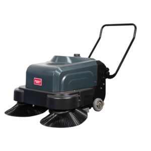 S1050 electric hand push sweeper with vacuum and water spray