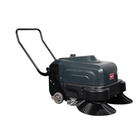 S1050 electric sweeper brush adjustment mechanism