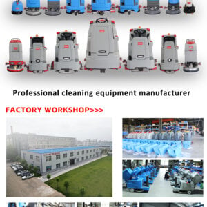 Tanjie M430 scrubber dryer showing its compact size