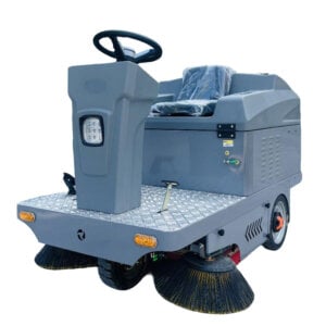 1400 electric road sweeper with dustbin