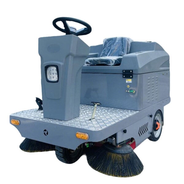1400 electric road sweeper with dustbin