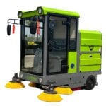 Tanjie TJ-20A electric road sweeper with 2100mm sweeping width
