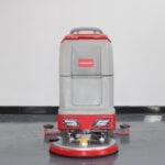 X500 hand-push floor scrubber machine with cleaning width 510mm