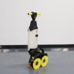 Tanjie M430 compact walk-behind floor scrubber dryer for commercial cleaning