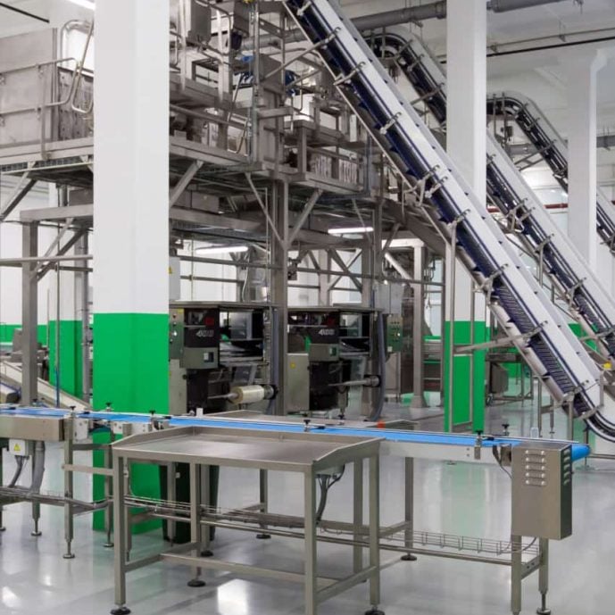 Marvel robot scrubbing a manufacturing facility floor