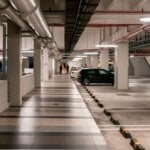 Marvel Robot in Car Parking Garage