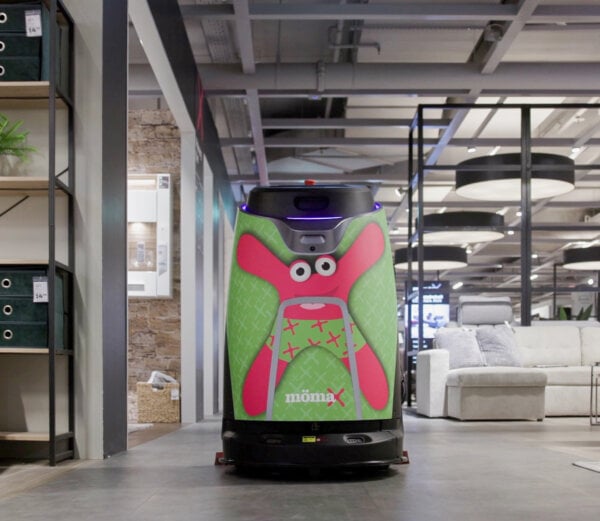 Mömax Scrubber 50 Mömax store cleaning robot