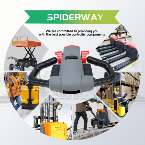 Electric Pallet Truck Handle with Emergency Reverse 1115-320000-00 Electric Pallet Truck Control Head 1115-320000-00 Assembly Fits Bigjoe E30 EZ30