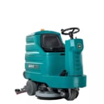 Commercial floor scrubber equipment in a cleaning industry setting