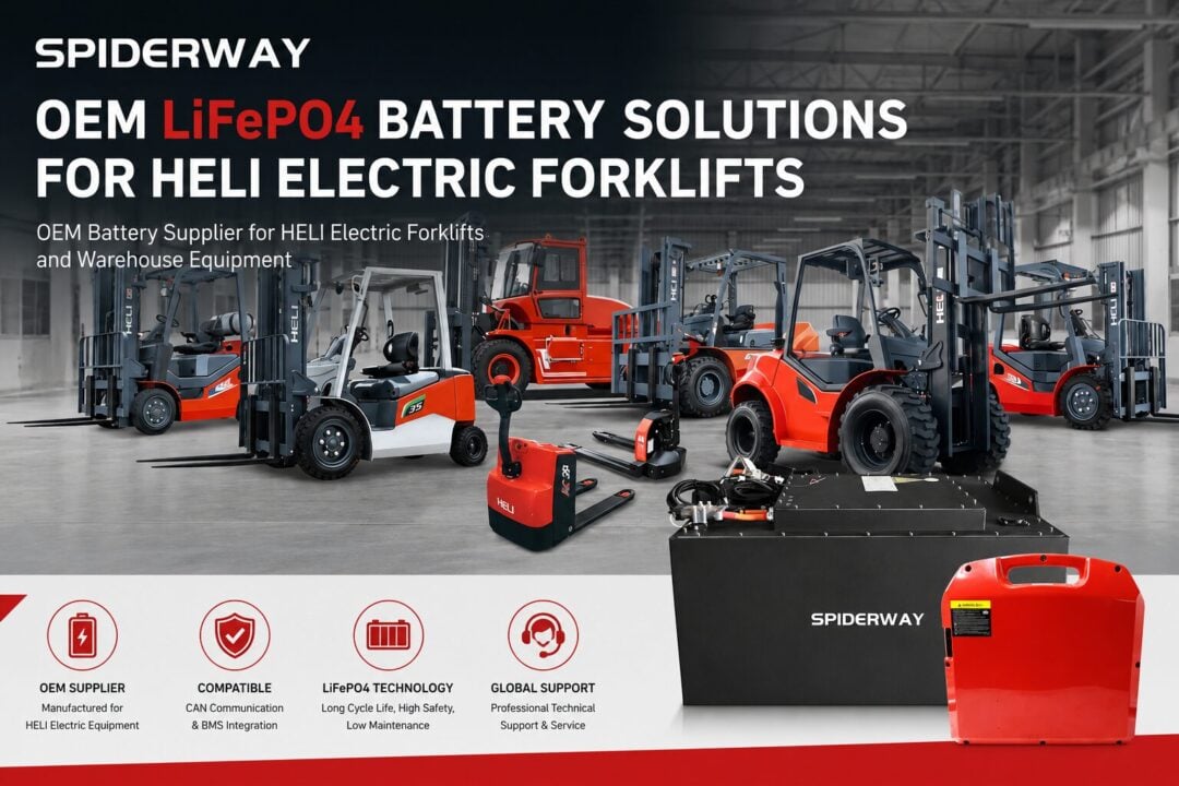 OEM LiFePO4 Battery Solutions for HELI Electric Forklifts and Warehouse Equipment