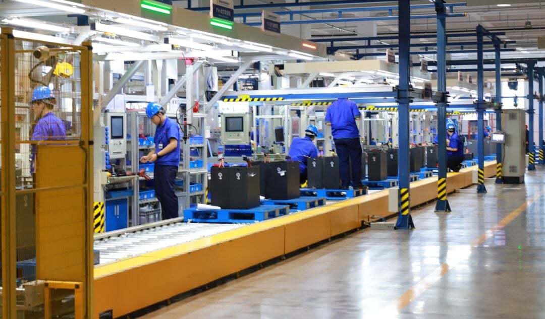 SPIDERWAY LiFePO4 industrial battery manufacturing facility