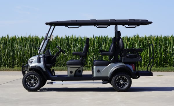 Golf Cart 4+2 Seater Electric with LFP Battery Electric 4+2 seater golf cart with lithium battery and independent suspension