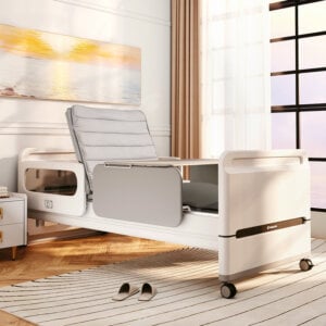 E61 Smart Wash Nursing Bed detail of cleaning system