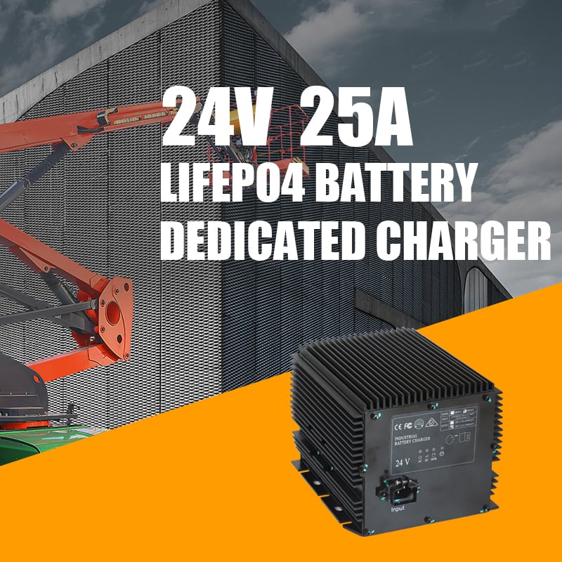 AWPAerial Work Platform Battery Chargers24V 105A AWP LiFePo4 Battery Lithium Ion Battery On Board Charger Power Storage