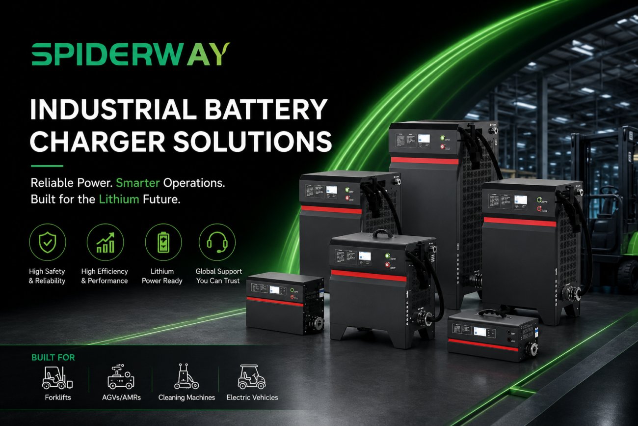 Japan’s industrial vehicle electrification trend is creating enormous opportunities for advanced lithium battery charger solutions. From forklifts and AGVs to airport GSE and automated warehouse systems