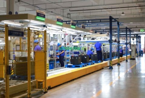 LiFePO4 battery factory assembly at SPIDERWAY