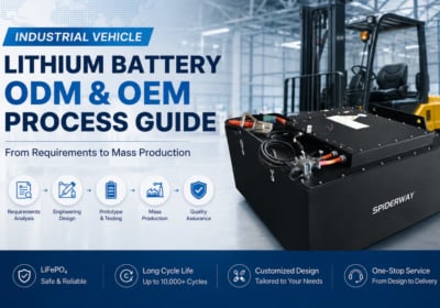 SPIDERWAY industrial vehicle lithium battery ODM OEM manufacturing