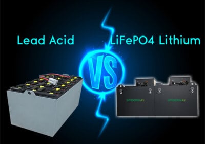 LiFePO4 vs lead-acid battery comparison graphic