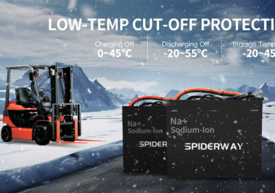 Sodium-ion forklift battery pack designed for cold-climate industrial applications